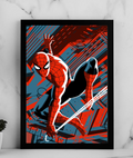 Spiderman Pop Art A4 Wall Poster Framed & Frameless – Marvel Wall Art