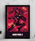 Iron Man 2 A4 Wall Poster Framed & Frameless – Marvel Wall Art
