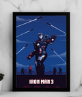 Iron Man 3 A4 Wall Poster Framed & Frameless – Marvel Wall Art