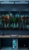 Valorant Agents Unite – Dark Cinematic Spilt A4 Poster