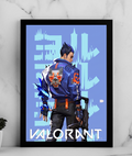 Yoru – Valorant Agent Poster | A4  – Framed & Frameless