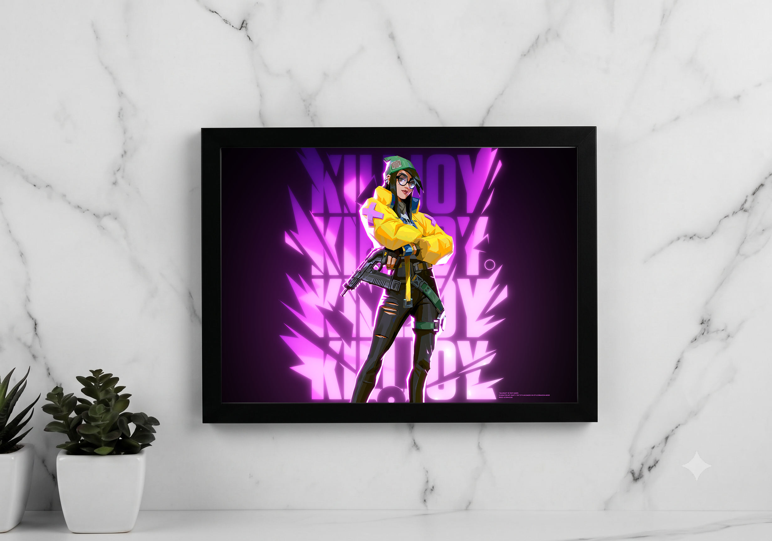 Killjoy – Valorant Agent Poster | A4  – Framed & Frameless