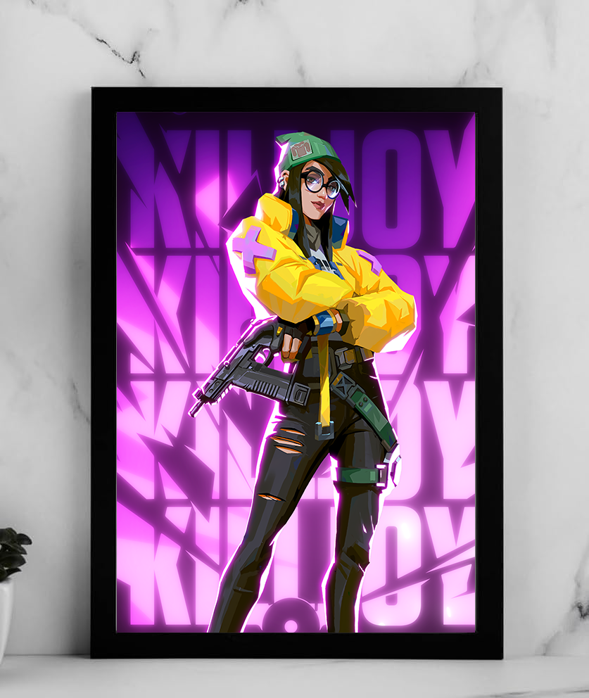 Killjoy – Valorant Agent Poster | A4  – Framed & Frameless