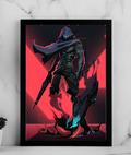 Omen – Valorant Agent Poster | A4  – Framed & Frameless