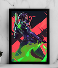 Viper – Valorant Agent Poster | A4  – Framed & Frameless