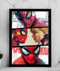 Spider-Man & Gwen Comic Panel Wall Poster