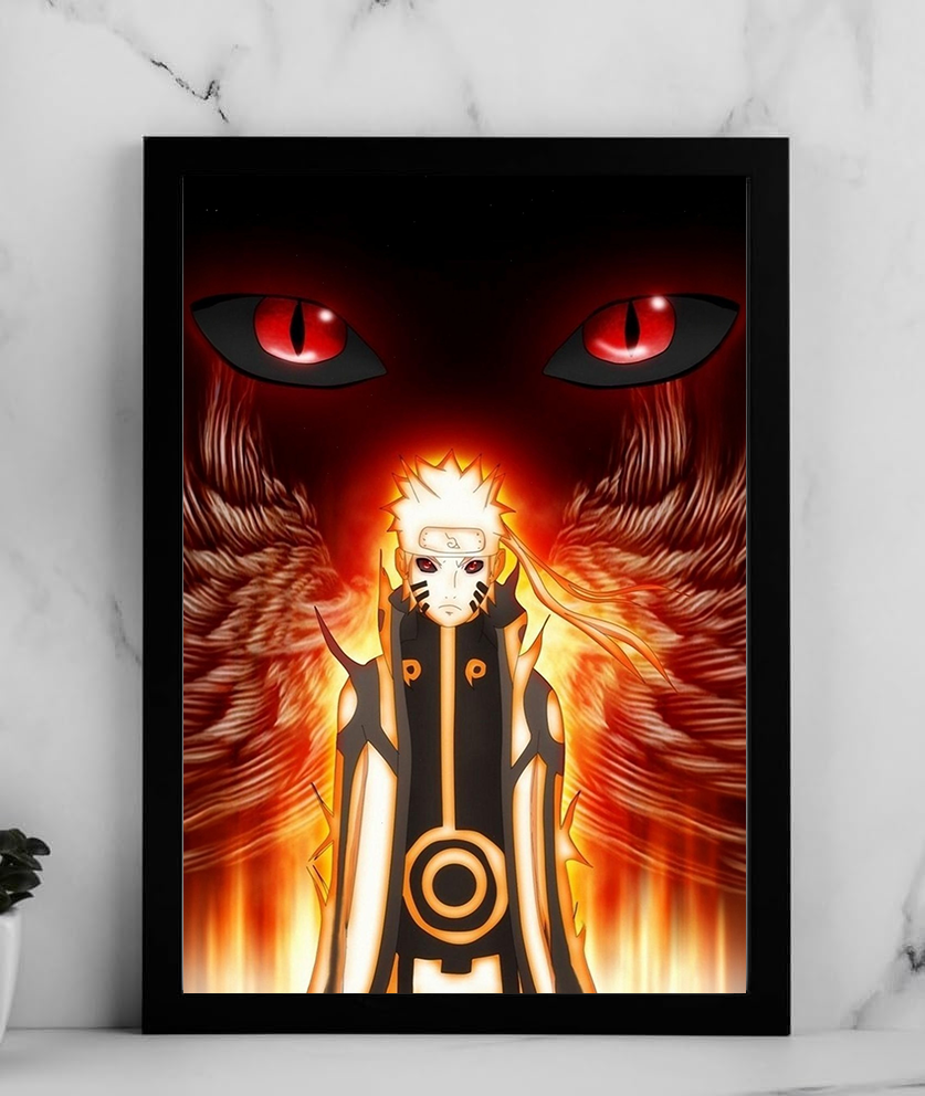 Naruto – Nine-Tails Chakra Mode Poster