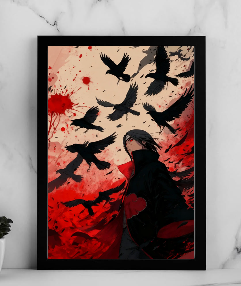 Itachi Uchiha – Crows of the Akatsuki Poster