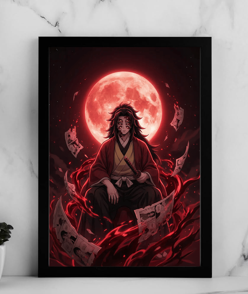 Kokushibo – Blood Moon Demon Poster