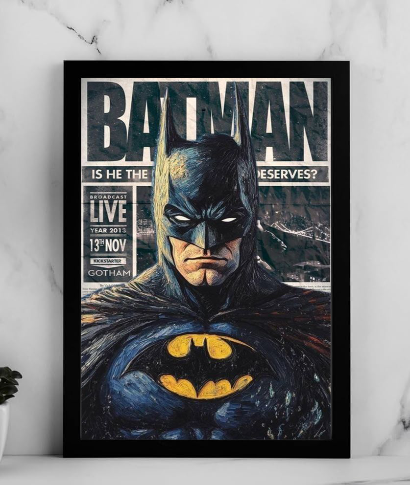 Batman – Gotham Newspaper Poster