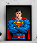 Superman – Classic Anime Portrait Poster
