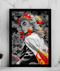 Rengoku Manga Panel Poster