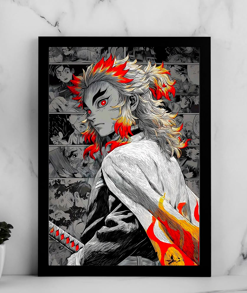 Rengoku Manga Panel Poster