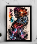 Akaza Ink Art Poster