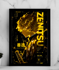 Zenitsu Agatsuma Thunder Tech Poster