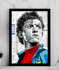 Spider-Man Peter Parker Tech Grid Poster