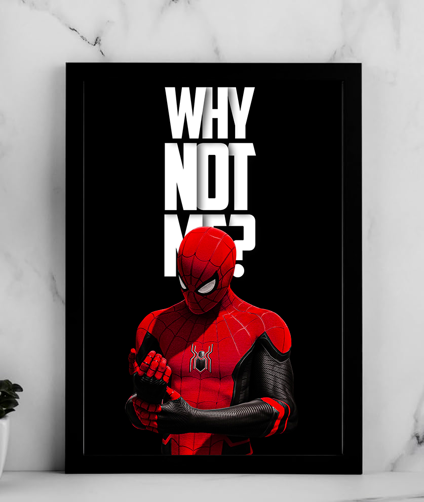 Spider-Man Why Not Me Poster