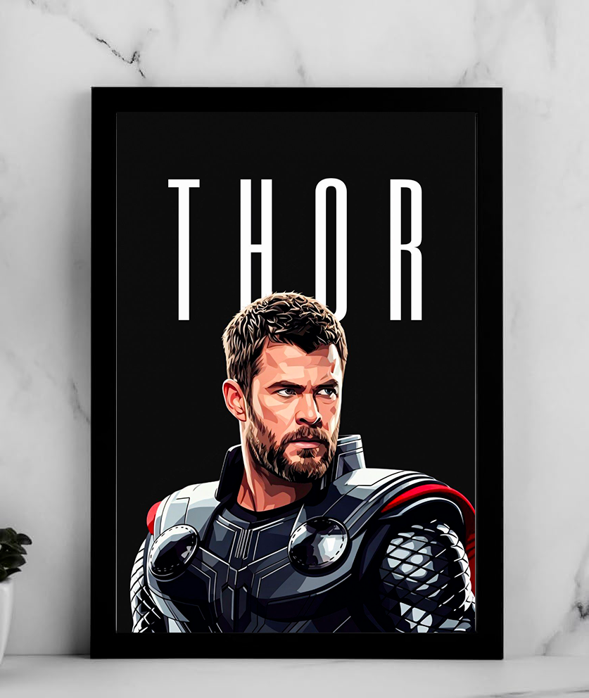Thor God of Thunder Portrait Poster