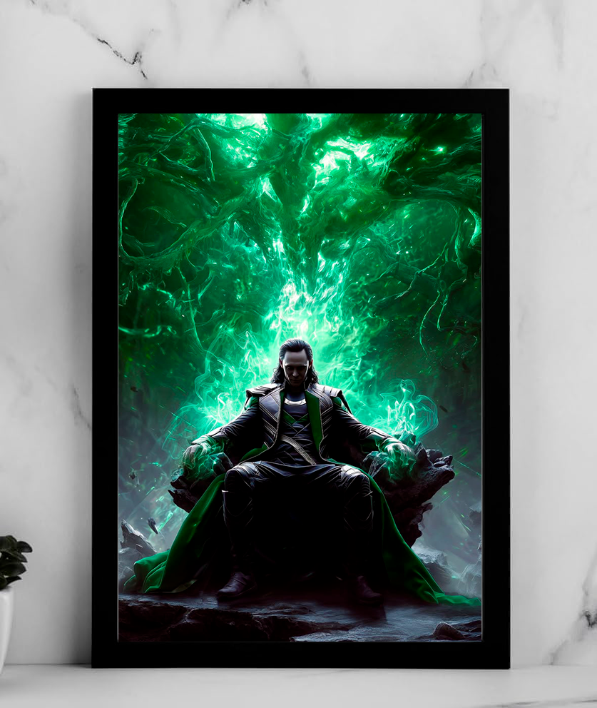 Loki Throne of Chaos Poster