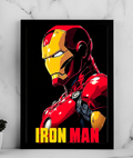 Iron Man Anime Profile Poster
