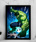 Hulk Anime Smash Poster