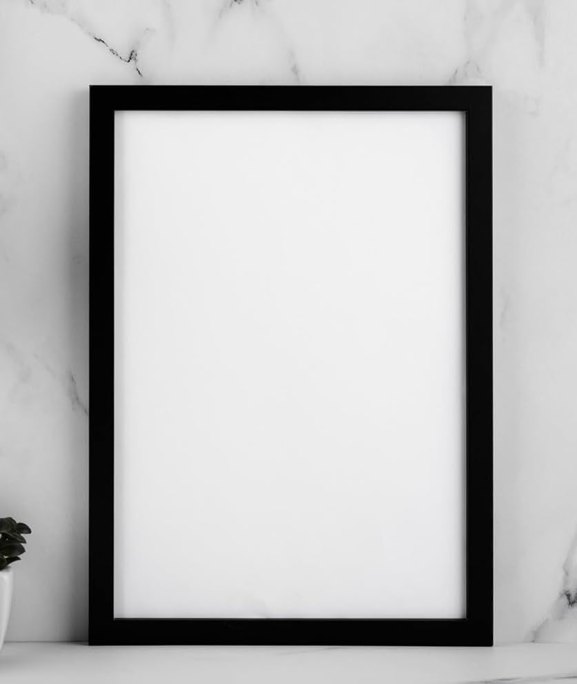 A4 Wall Poster Frame – Sleek Black Photo Frame for Wall Art