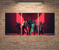 Valorant Agents Squad Spilt A4 Poster