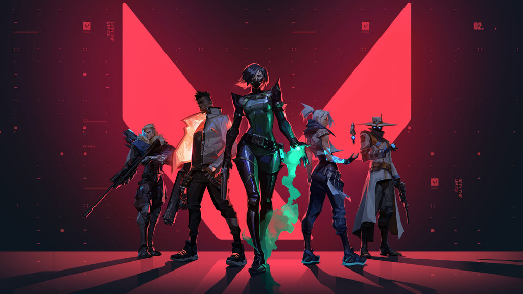 Valorant Agents Squad Spilt A4 Poster