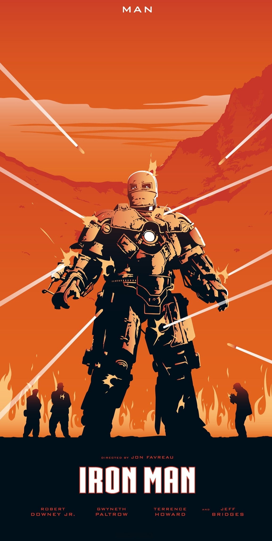 Iron Man 1 A4 Wall Poster Framed & Frameless – Marvel Wall Art