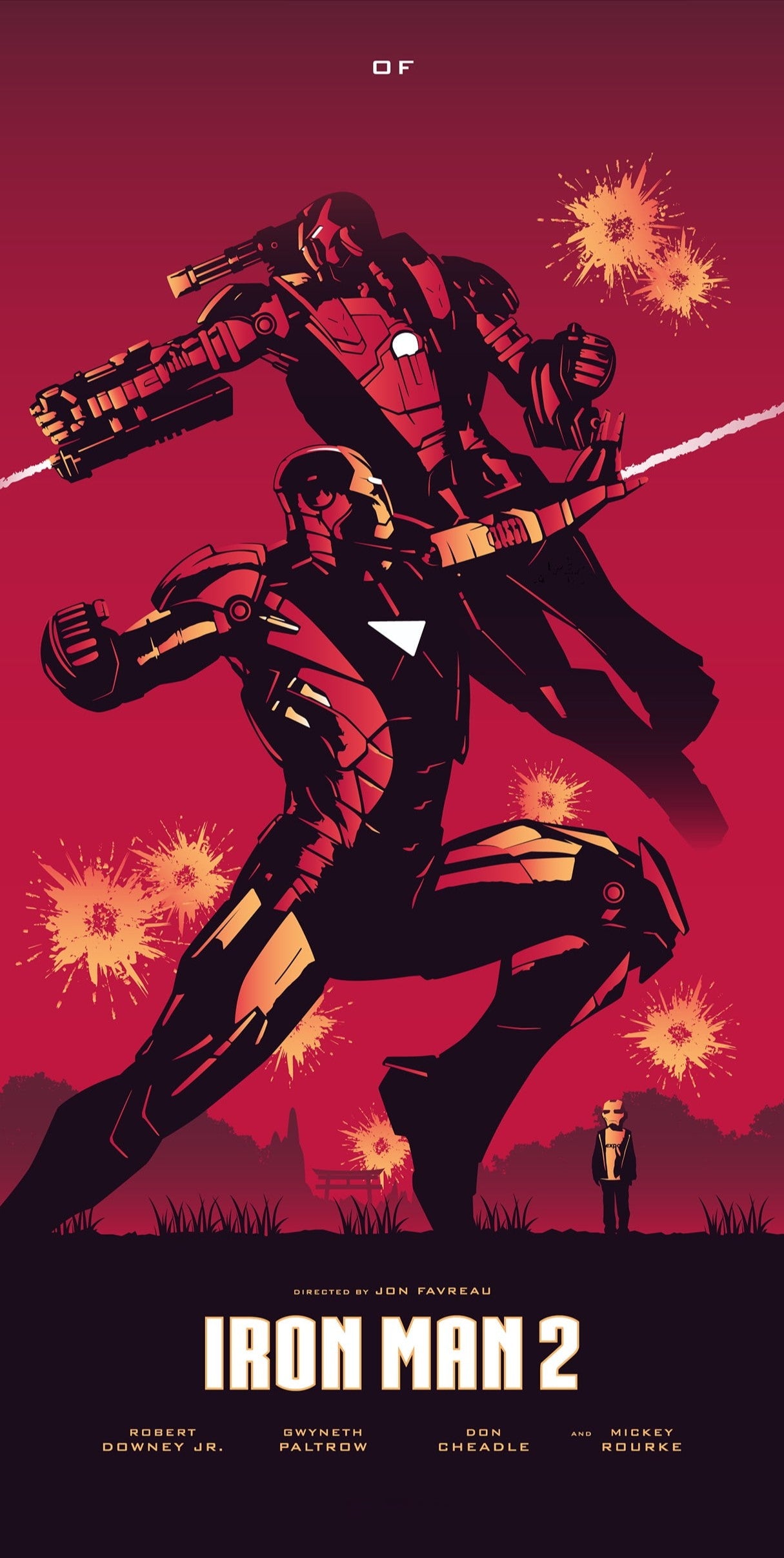 Iron Man 2 A4 Wall Poster Framed & Frameless – Marvel Wall Art