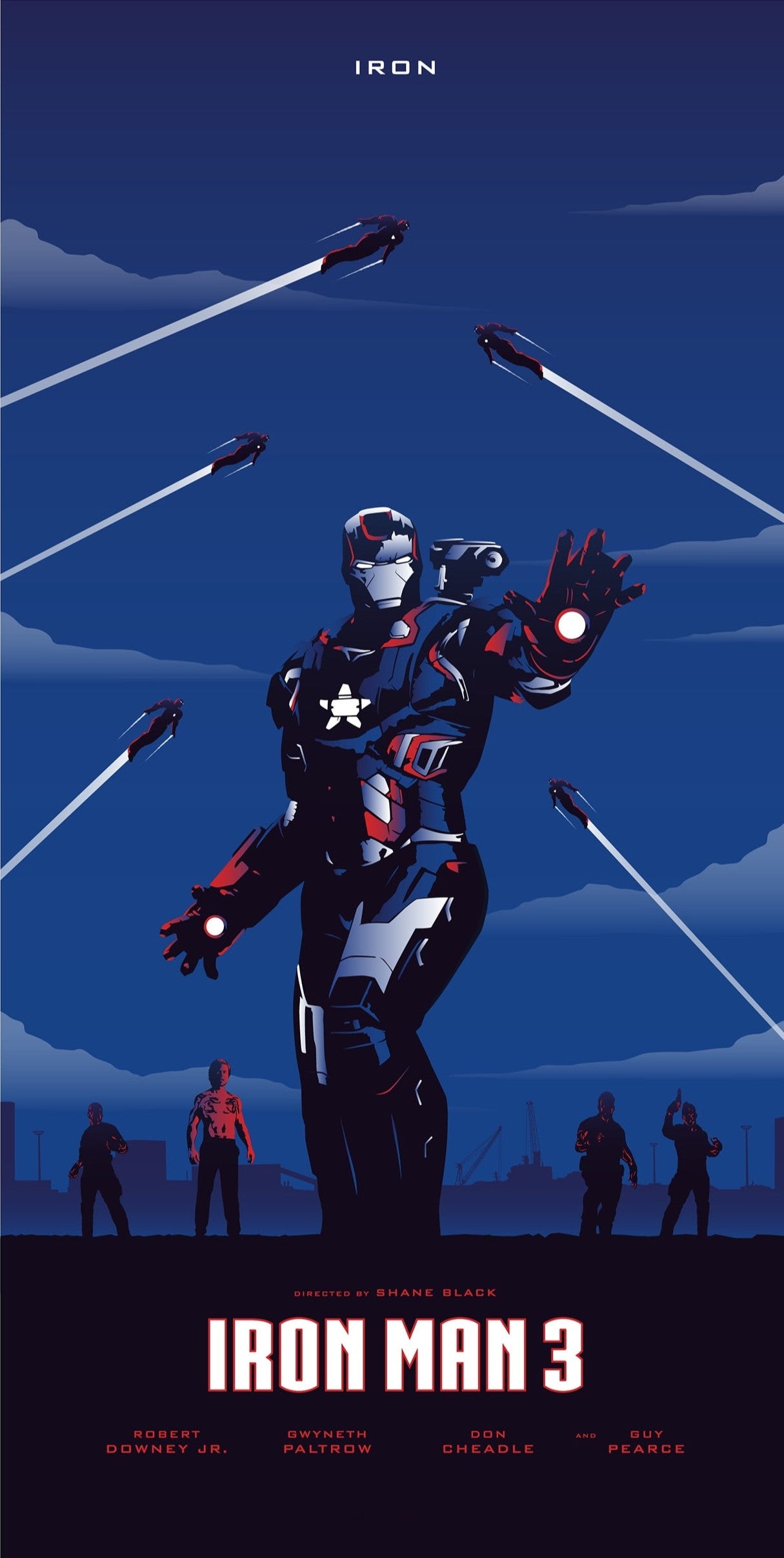 Iron Man 3 A4 Wall Poster Framed & Frameless – Marvel Wall Art