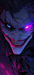 Joker Evil Laugh A4 Wall Poster Framed & Frameless – Dark Villain Art